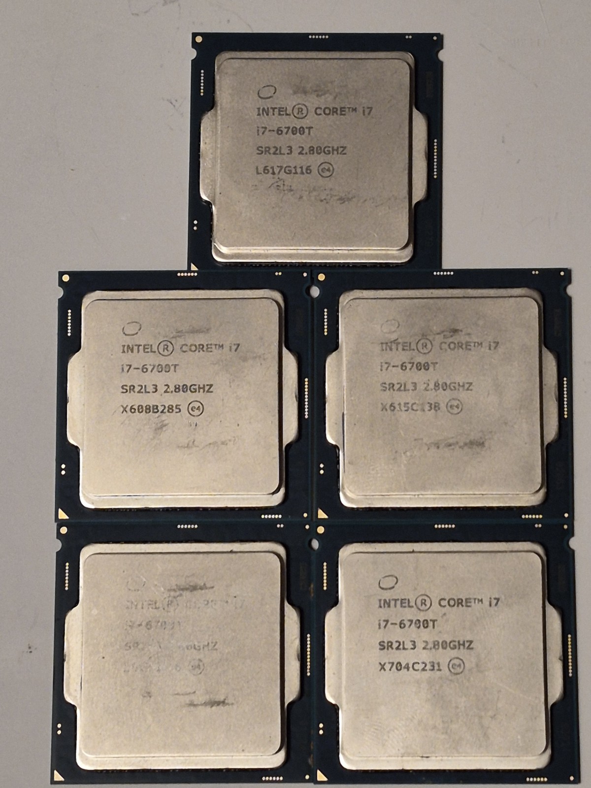Intel Core i7-6700T CPU 6th Gen 2.8 GHz 8MB Processor SR2L3 L617G116 QTY Availab