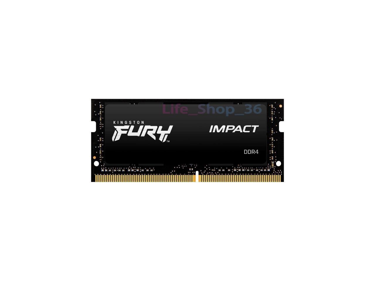 Fury Impact 32GB 2x16GB DDR4 3200 MHz PC4-25600 Laptop SO-DIMM Memory 260-Pin