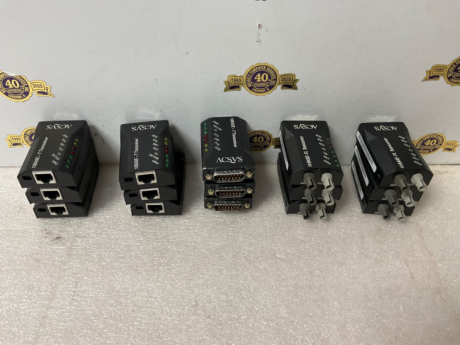 CONNECTWARE Lot 15 10BASE Transceiver -9- 98098-2 10BASE-T -6 98099-5 10BASE-FL