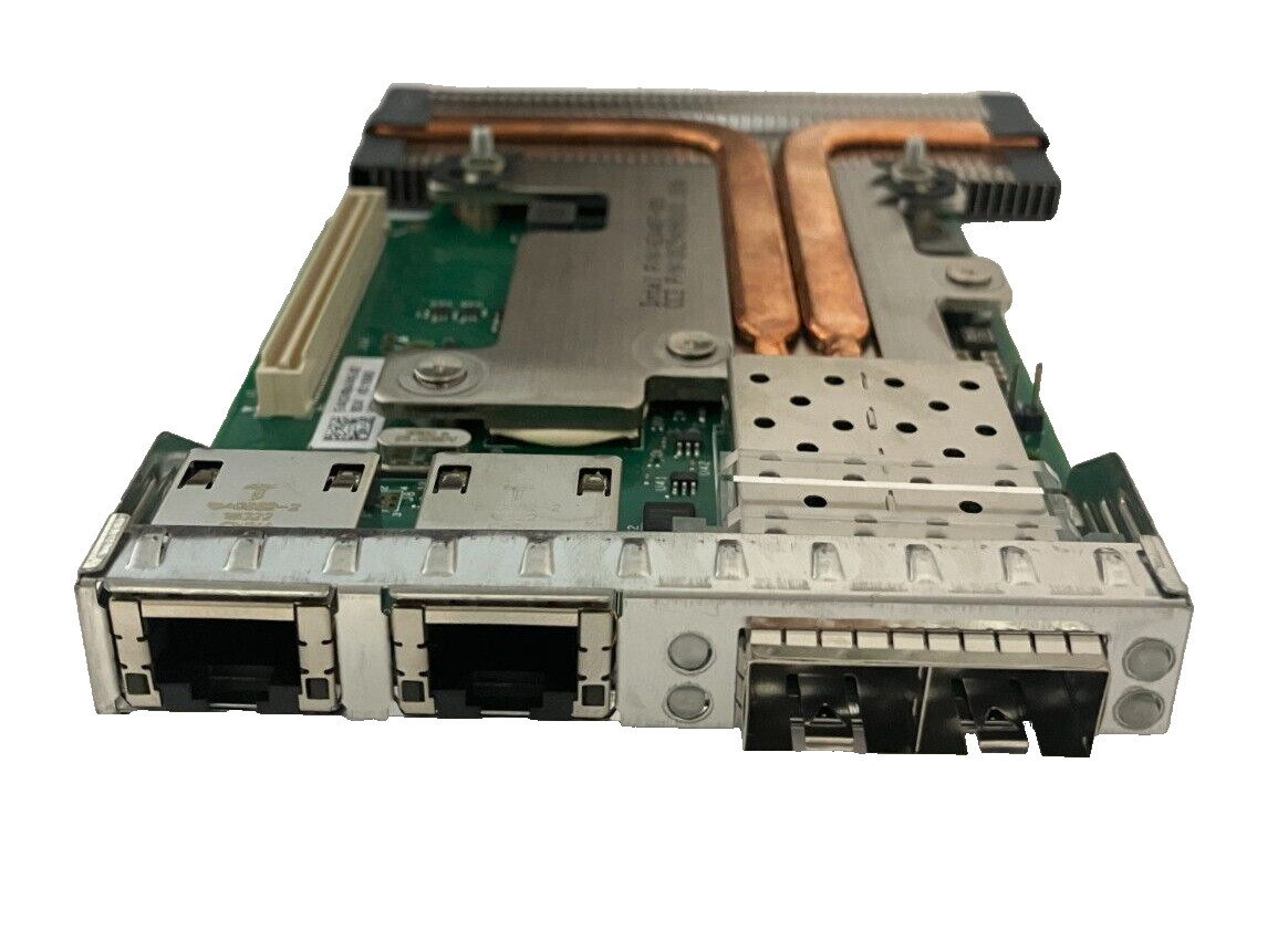 DELL INTEL X710 2x 10Gb/s SFP+ I350 2x 1Gb/s NETWORK DAUGHTER CARD 06VDPG