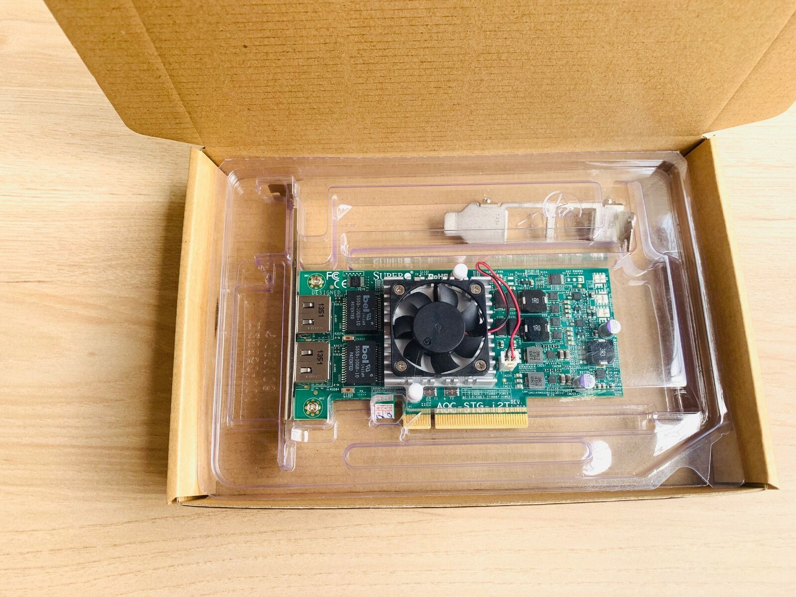 SuperMicro AOC-STG-I2T 2-port 10GbE Standard Adapter Network Card X540-AT2