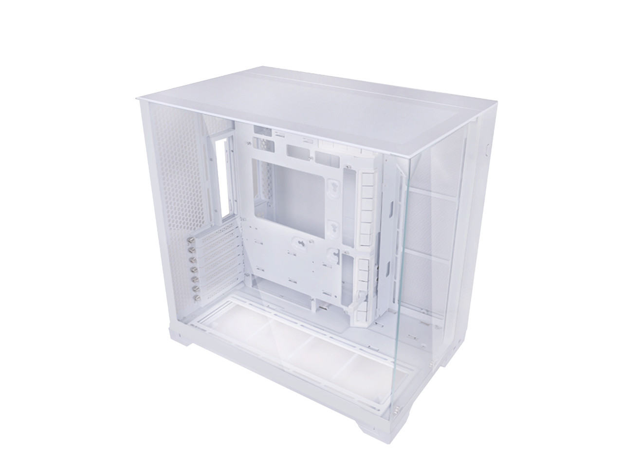 LIAN LI O11 vision compact white color Aluminum / Steel / Tempered Glass ATX Mid