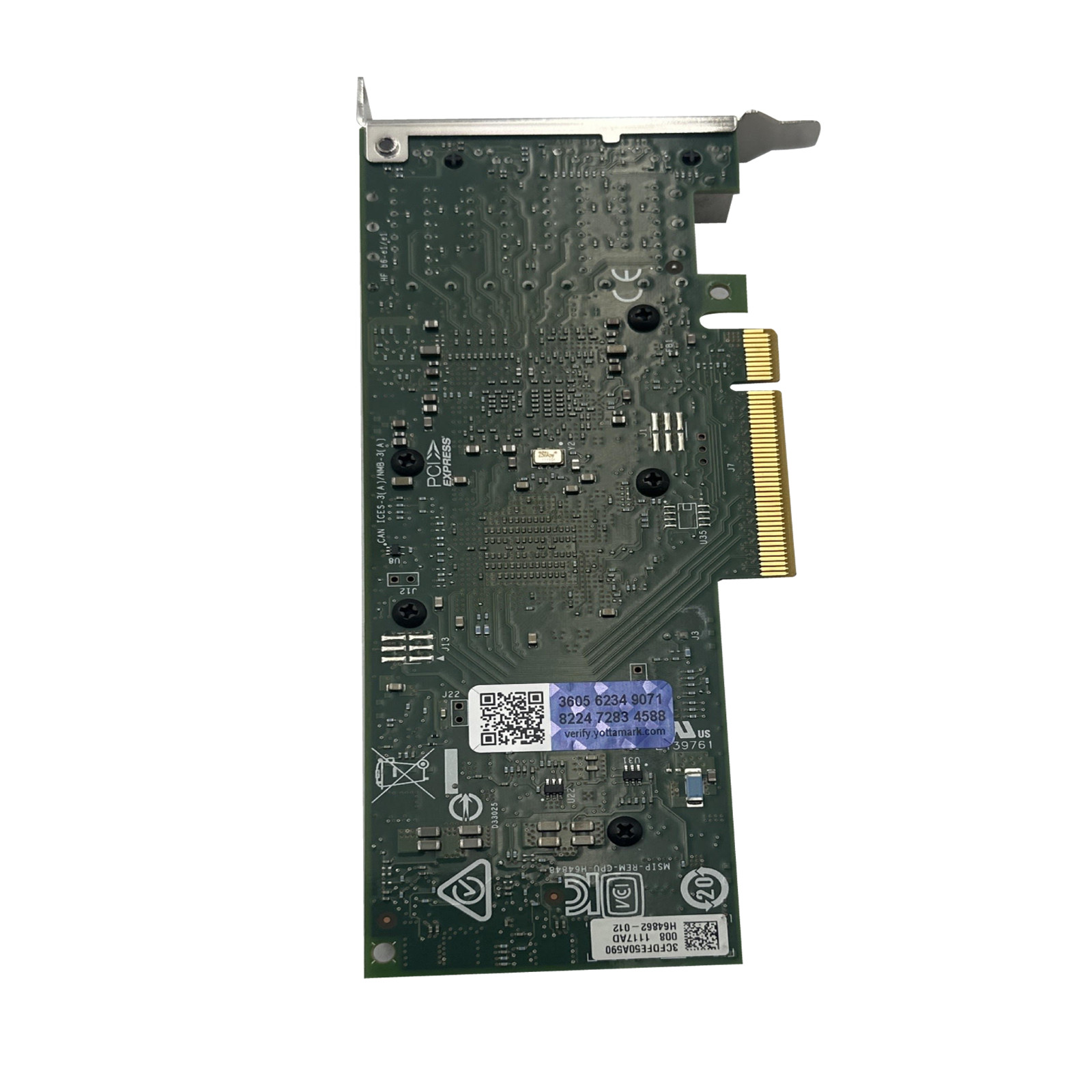 Intel Quad Port 10GB RJ45 Yottamark Converged NIC PCIe Network Card Low Bracket