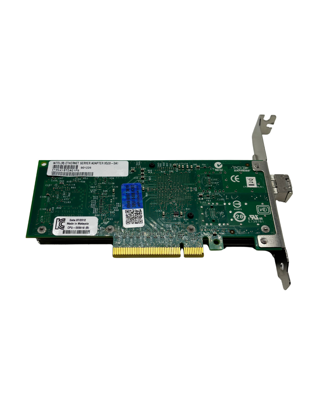 Intel E10G41BTDAG1P5 Ethernet X520-DA1 1Port 10GbE Adapter