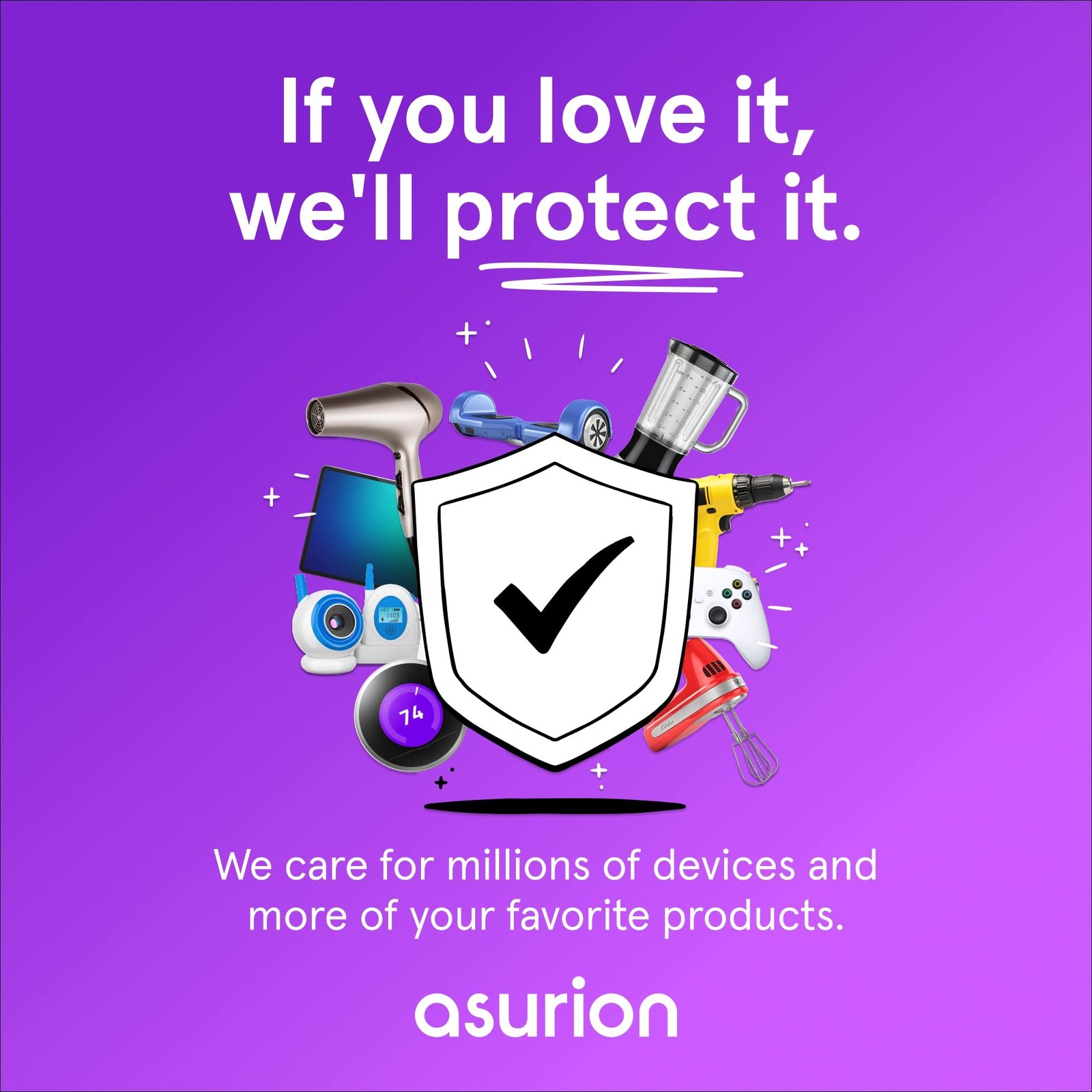ASURION 3 Year Lawn & Garden Extended Protection Plan ($90 – $99.99)