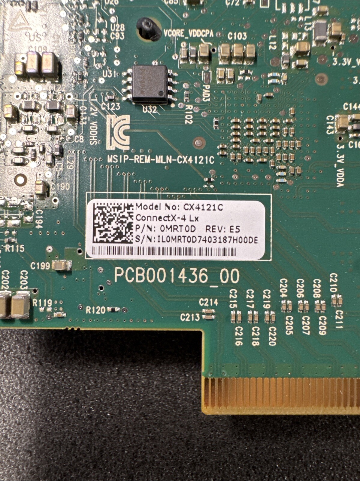 MRT0D Dell Mellanox ConnectX-4 Lx EN 25GbE CX4121C Dual-Port SFP28 Network Card