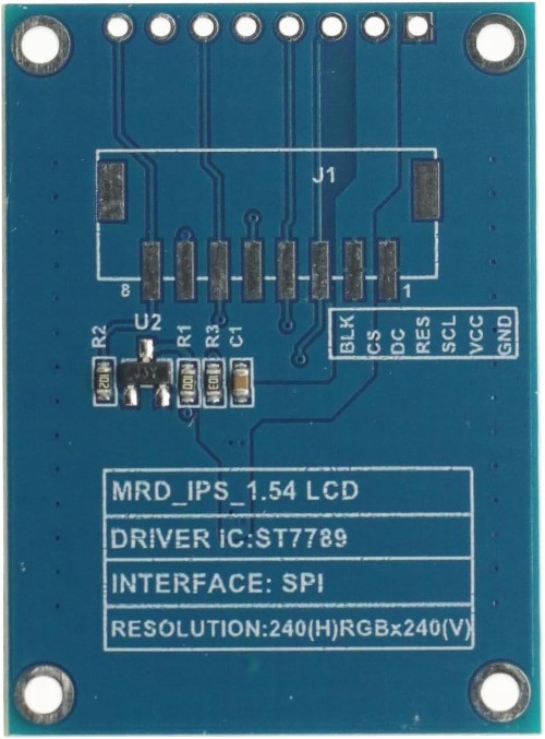 1.54 Inch Full Color TFT Display Module HD IPS LCD LED Screen 240×240 SPI