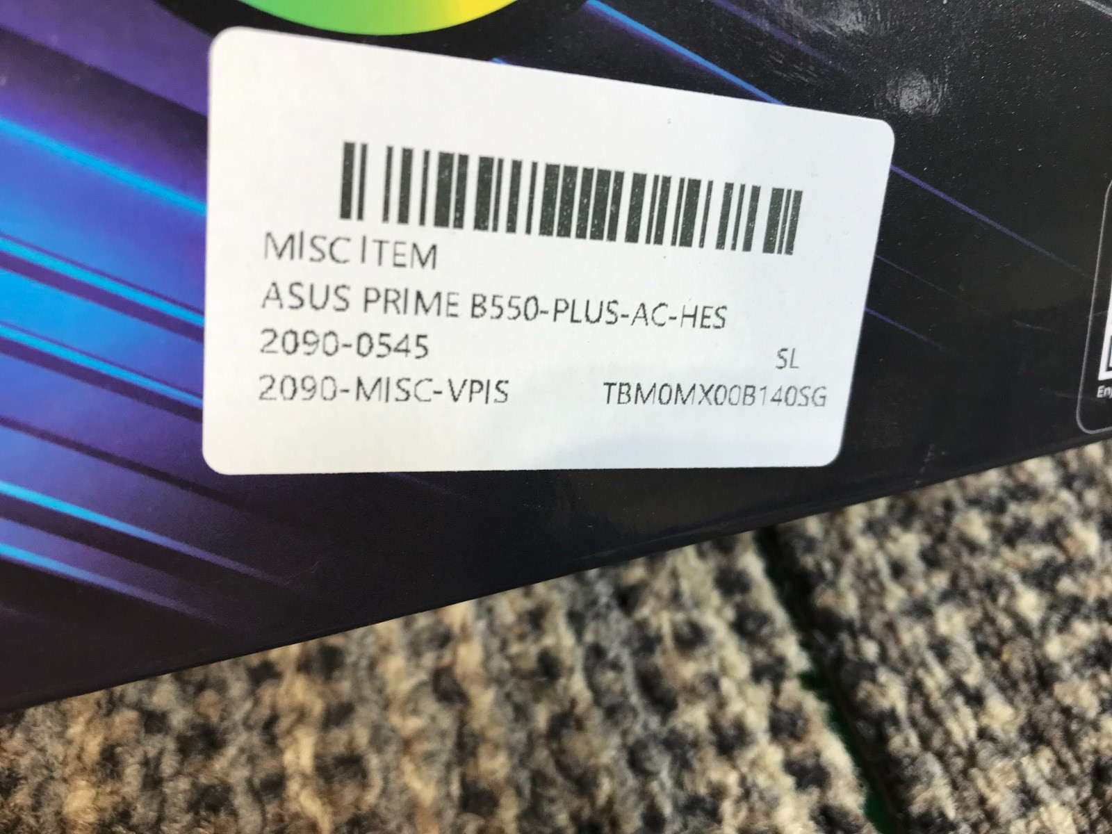 Asus Prime B550-Plus AC-HES AM4 ATX AMD DDR4 Motherboard **