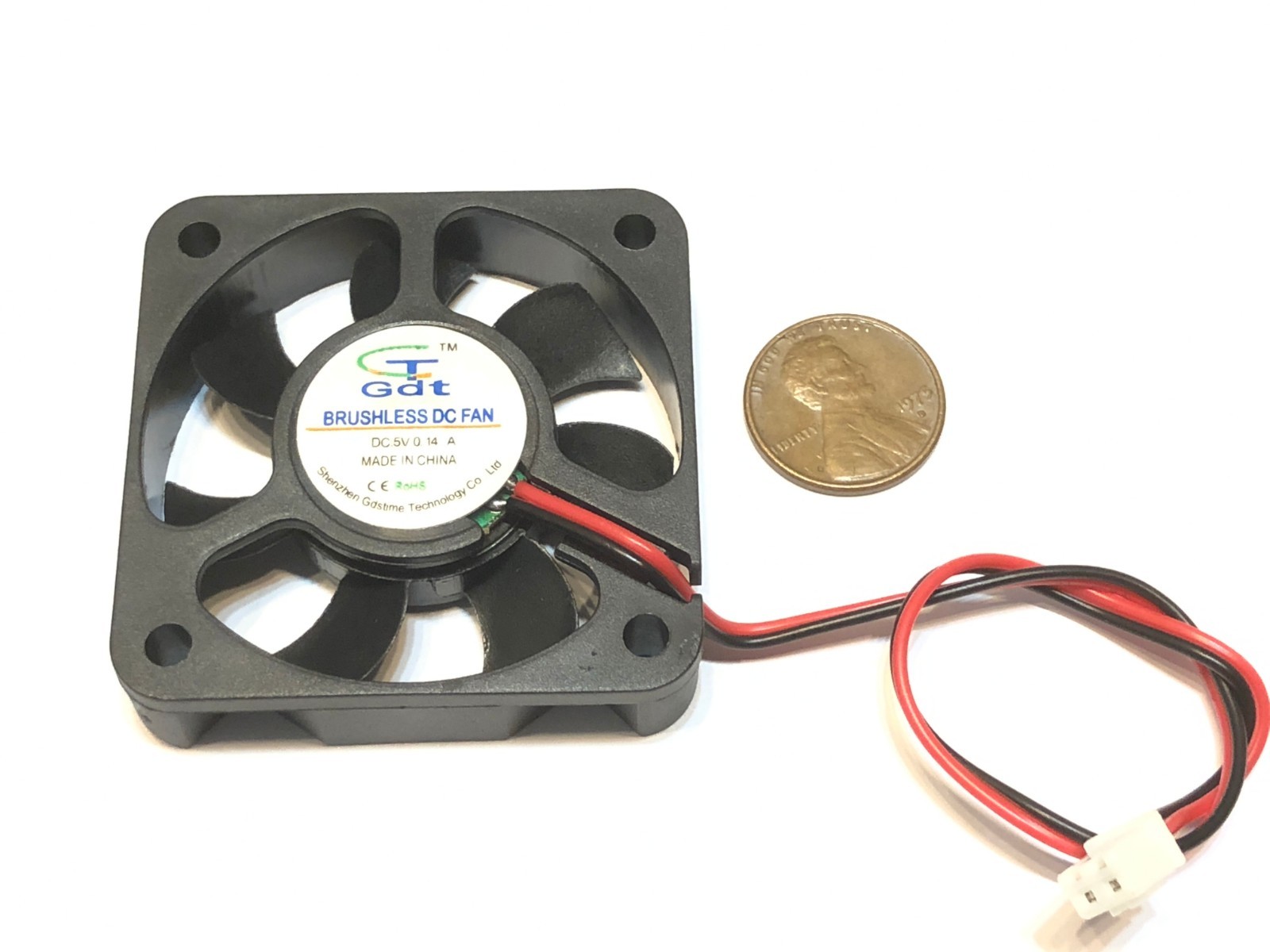 4 Pieces 5010 5V fan 50mm 5cm Extruder Cooling Heatsink Gdstime 3d printer C13
