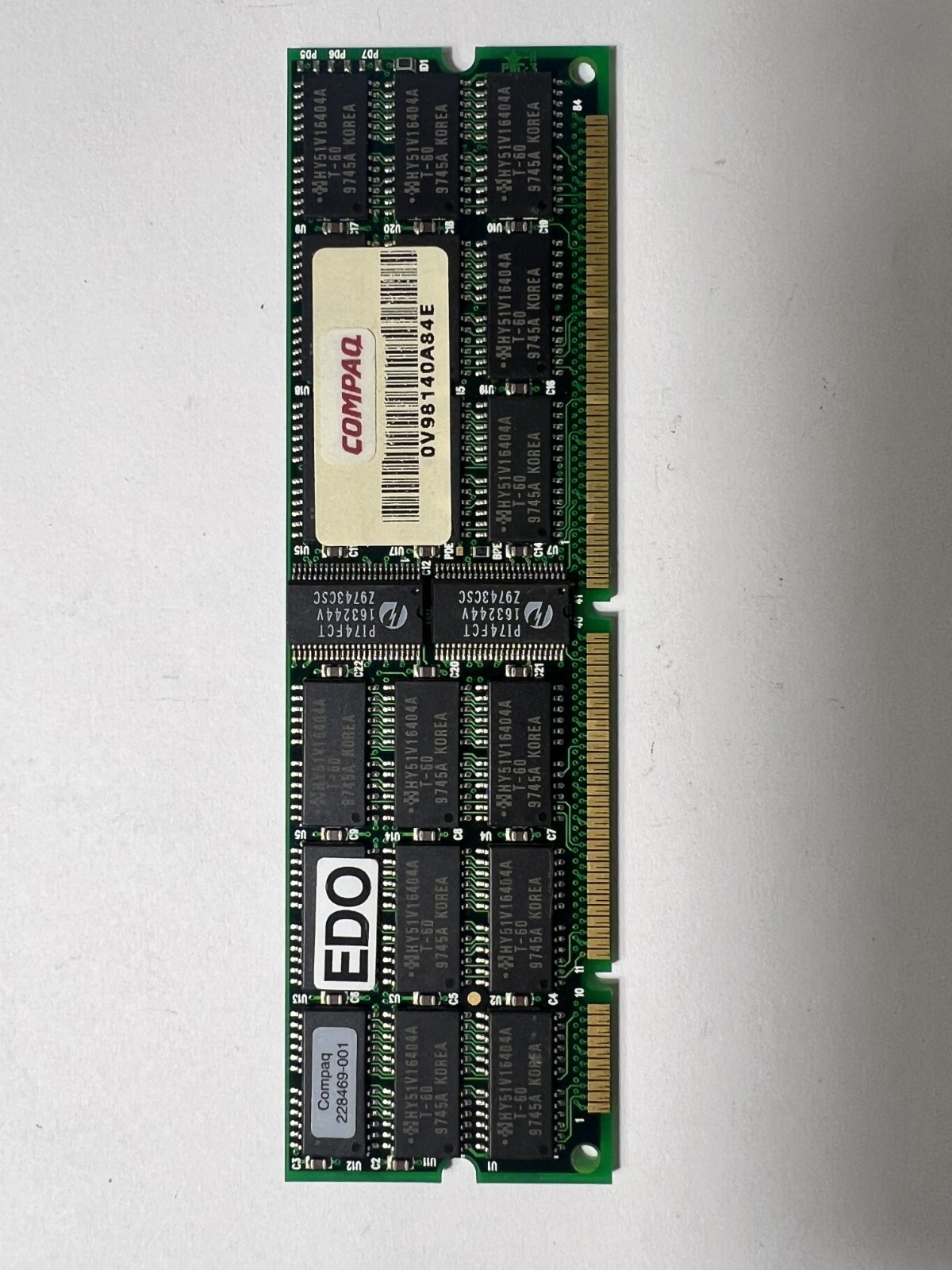 EDO COMPAQ 228469-001 64MB Memory EDO ECC # SUN 370-3797-01 64 MB RAM 50NS NICE!