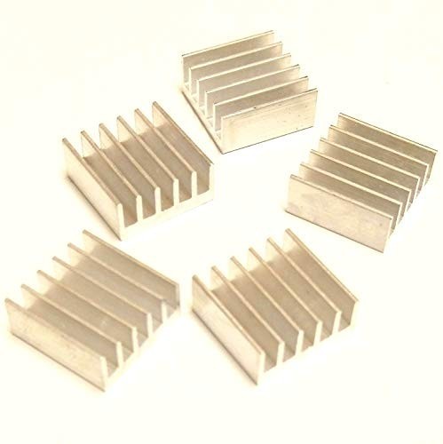 124pcs Heatsink Kit – 9 Sizes Multicolor Aluminum & Copper + Thermal Adhesive Ta