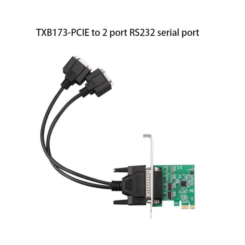PCI-E Riser Card Adapter Expansion Card RS232 expansion Controller card AX99100