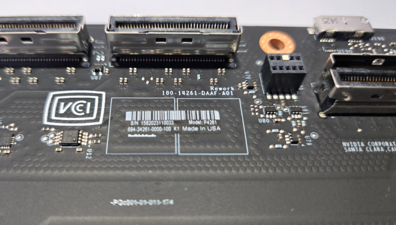 Nvidia GH200 P4261 694-24261-000-100 K1 Grace Hopper Superchip Dev BaseBoard