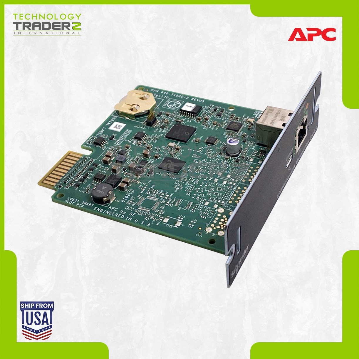 AP9640 APC UPS Network Management Card 3 640-7192E-Z **Pulled**