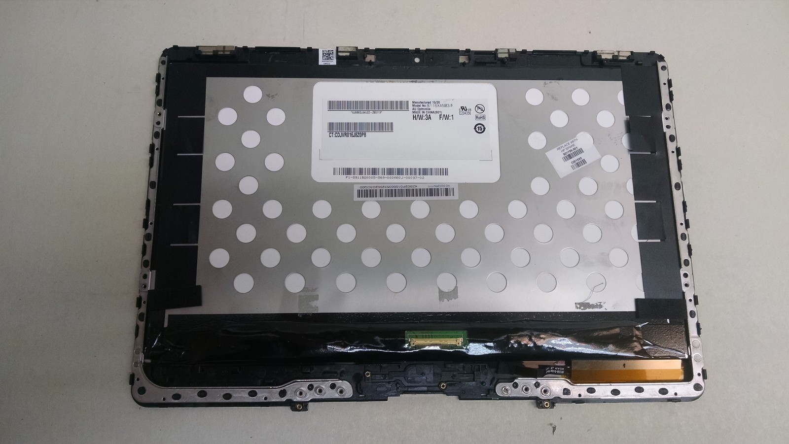 AU Optronics B116XAN03.0 11.6″ 1366×768 Laptop Screen Assembly