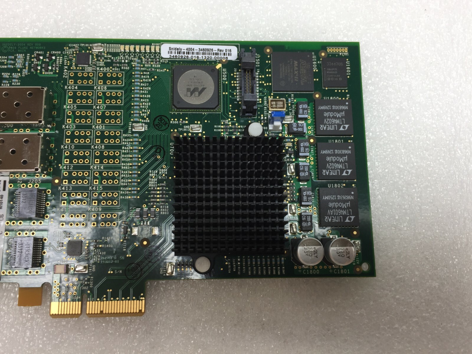 NAC-2SFP-B Fluke Networks Dual Port Fibre Channel Adapter Card Great Condition
