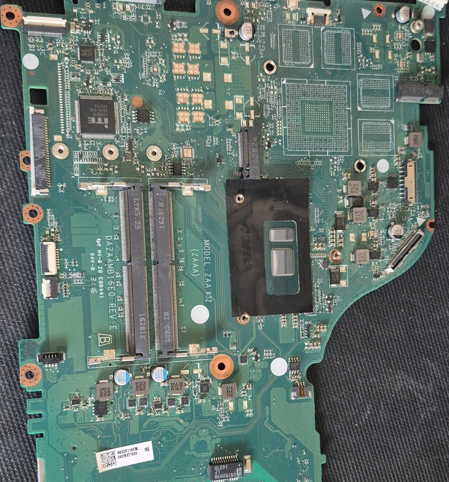 Acer ZAA X32 Laptop Motherboard DAZAAMB16E0 NB.G0311.0056 Intel BGA 2 Slot