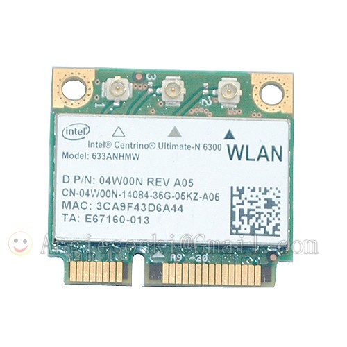 Wireless WiFi WLAN Adapter Card For Dell Latitude E6520 E6510 E6420 Intel 6300