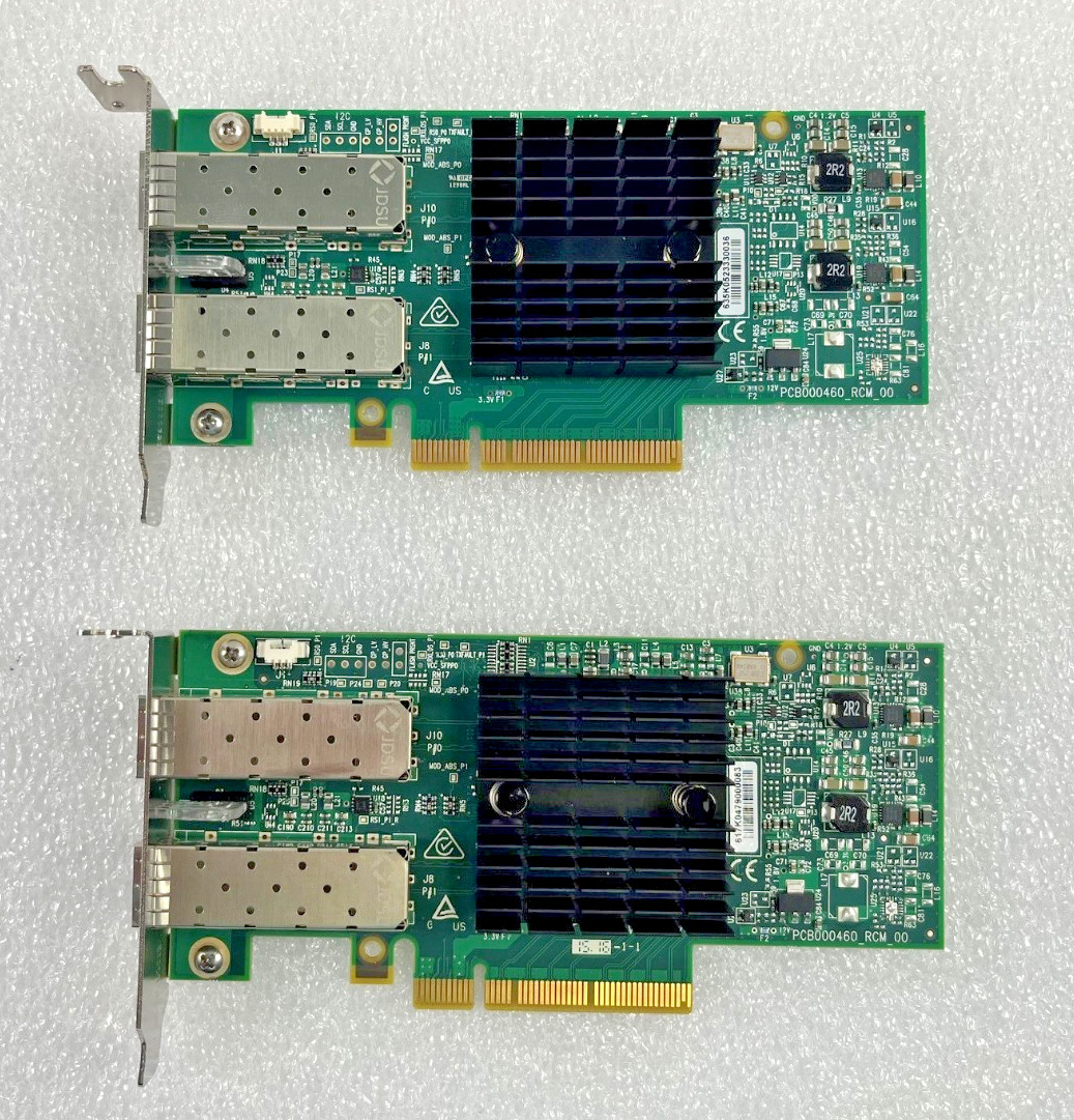 PAIR OF 2 MELLANOX CONNECTX-3 10Gb DUAL PORT SFP+ PCI ADAPTOR 00D9692- SET OF 2