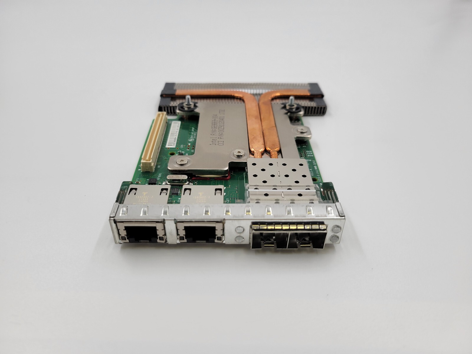 Dell X520-I350 Quad-Port 2x10GbE SFP 2x1GbE RJ45 Daughter Card Dell P/N: 0C63DV