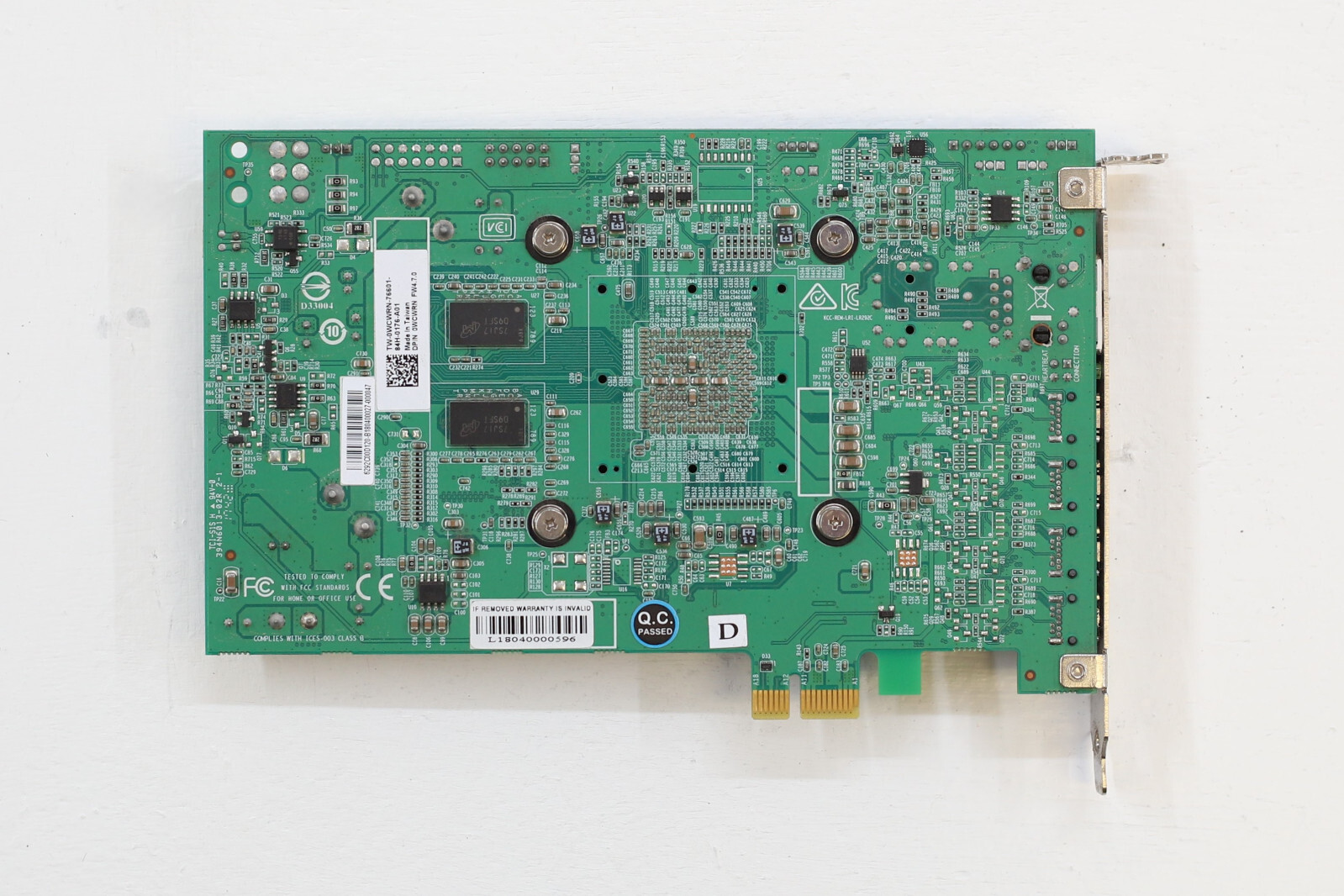 Dell TERA 2240 PCoIP PCIe x1 Remote Access Card Dell P/N: 0WCWRN Tested Working