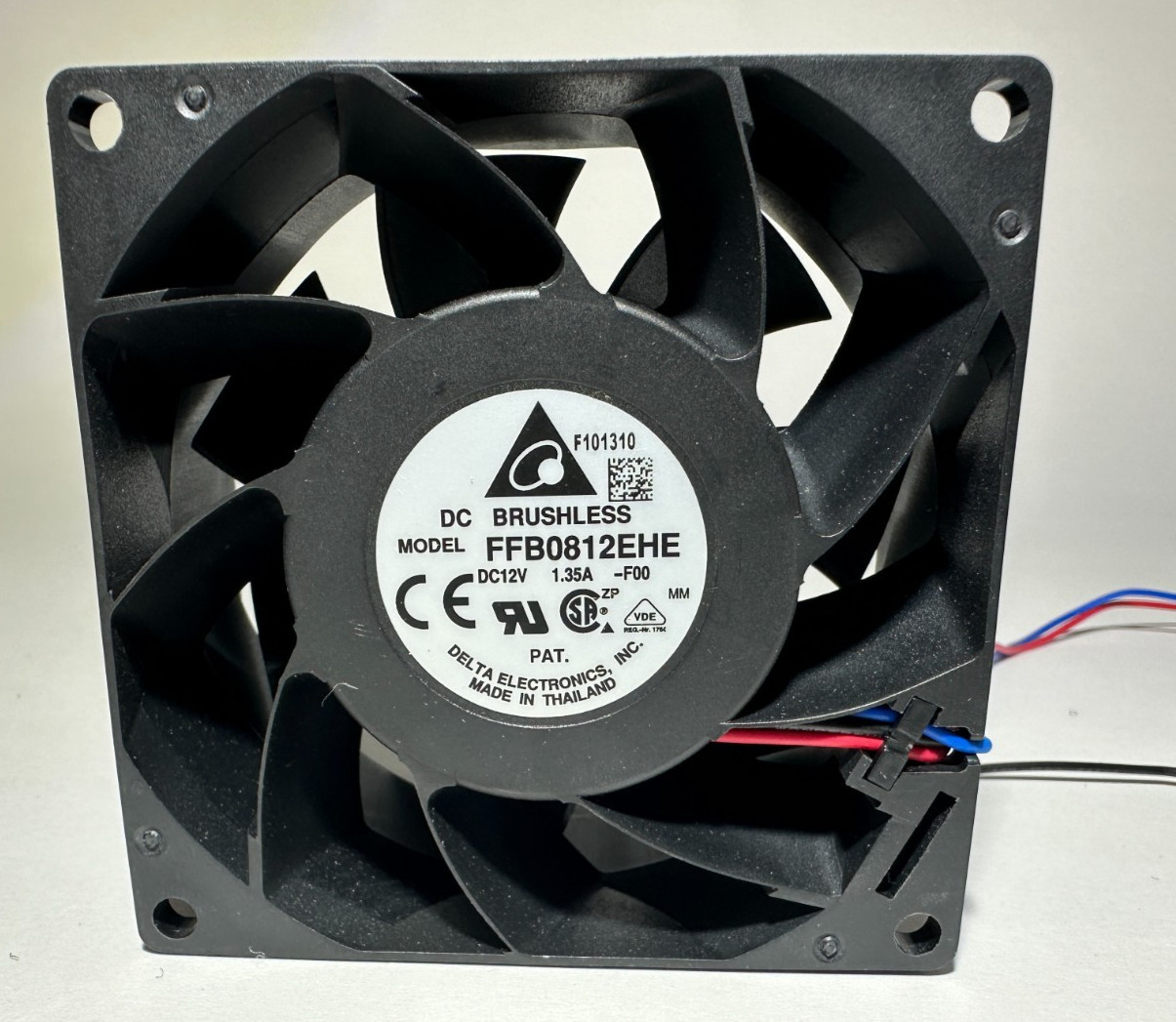 2-Pack Delta FFB0812EHE High Performance 80mm Cooling Fans w/ Metal Guards NEW