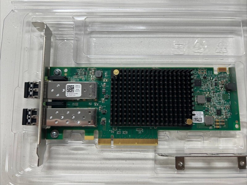 LPE35002 DELL/EMULEX 32GB 32GFC SW Optical FC HBA Both Bracket LPE35002-M2