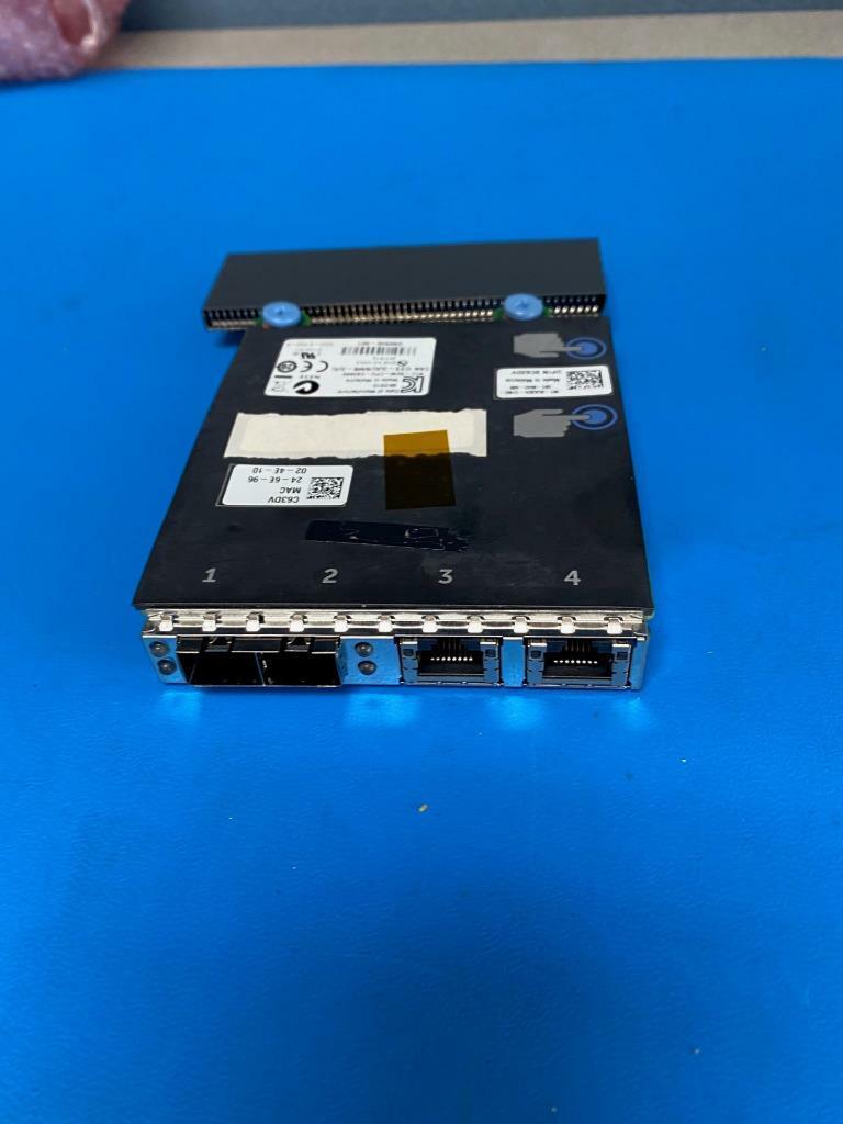 Dell 4-Port 10GB Network Daughter Card 0C63DV (Open Box)