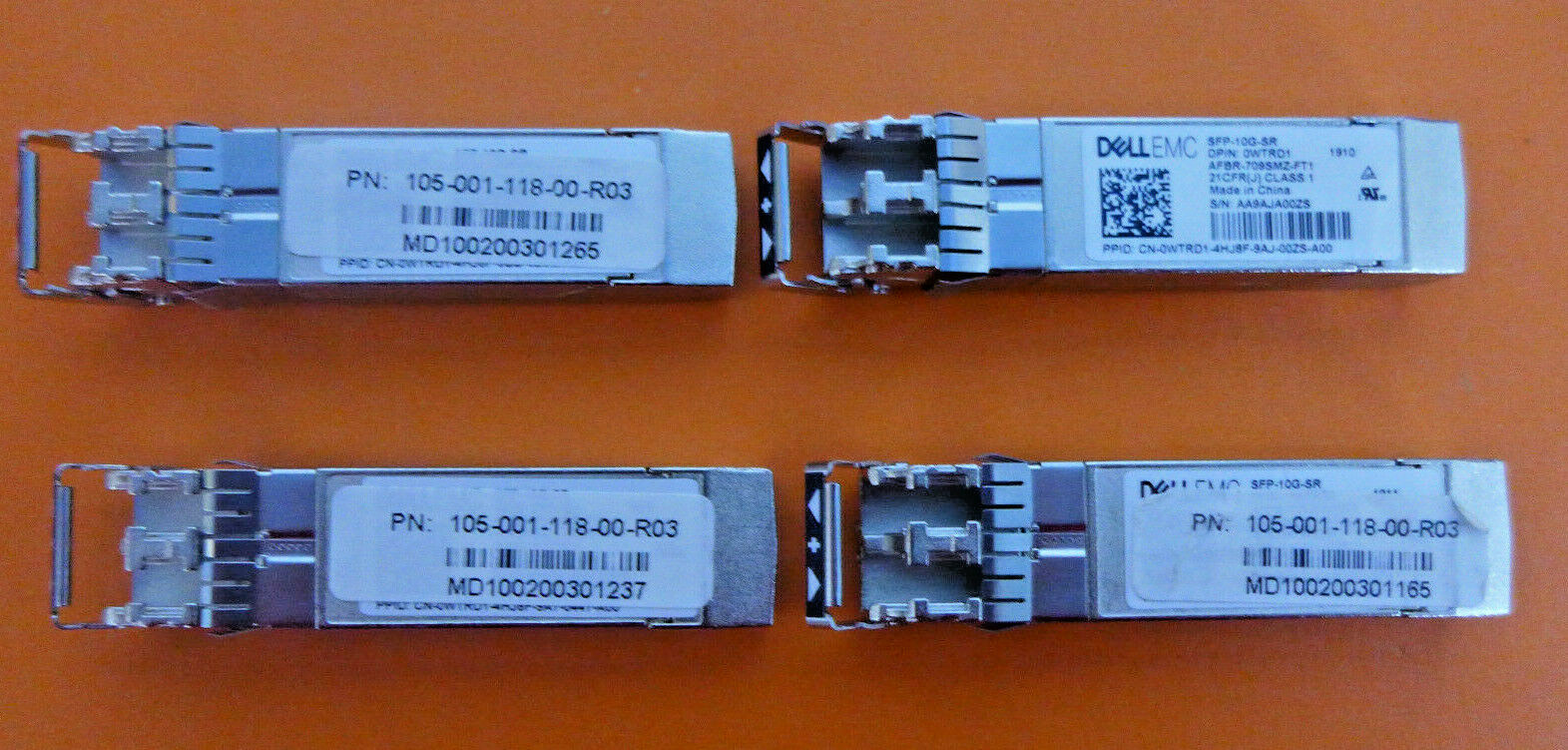 QLogic QL41164 Quad Port 10Gb SFP Converged Network Adapter Dell 0HY9T