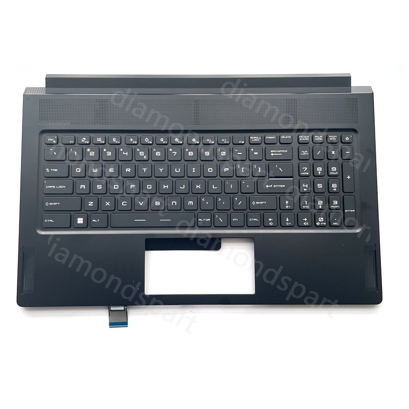 New for MSI GS76 Stealth 11UH 11UE MS-17M1 TLaptop Palmrest Keyboard Cover US