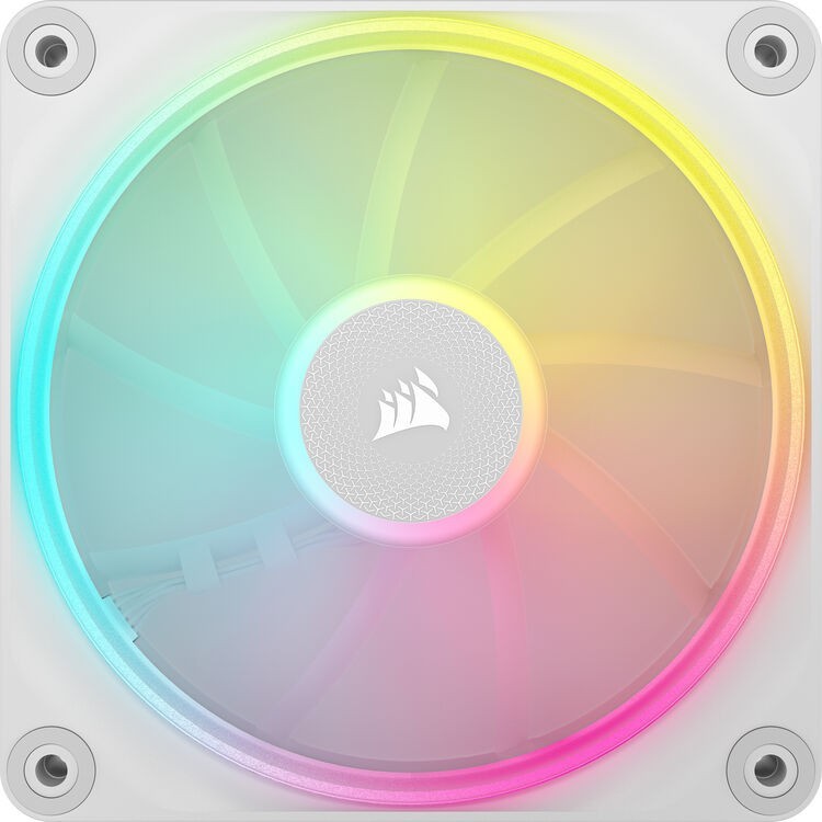 CORSAIR iCUE LINK LX120 RGB Triple 120mm PWM Fan Starter Kit WHITE CO-9051030-WW