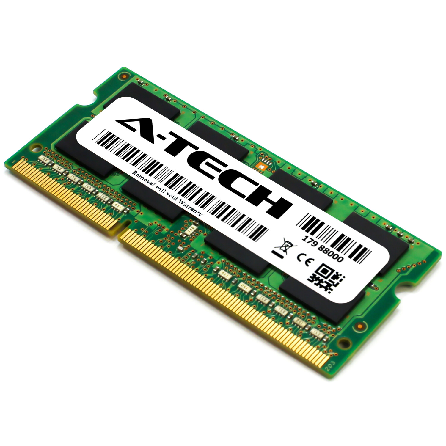 A-Tech 8GB PC3-10600 Laptop SODIMM DDR3 1333MHz 204pin Notebook Memory RAM 1x 8G