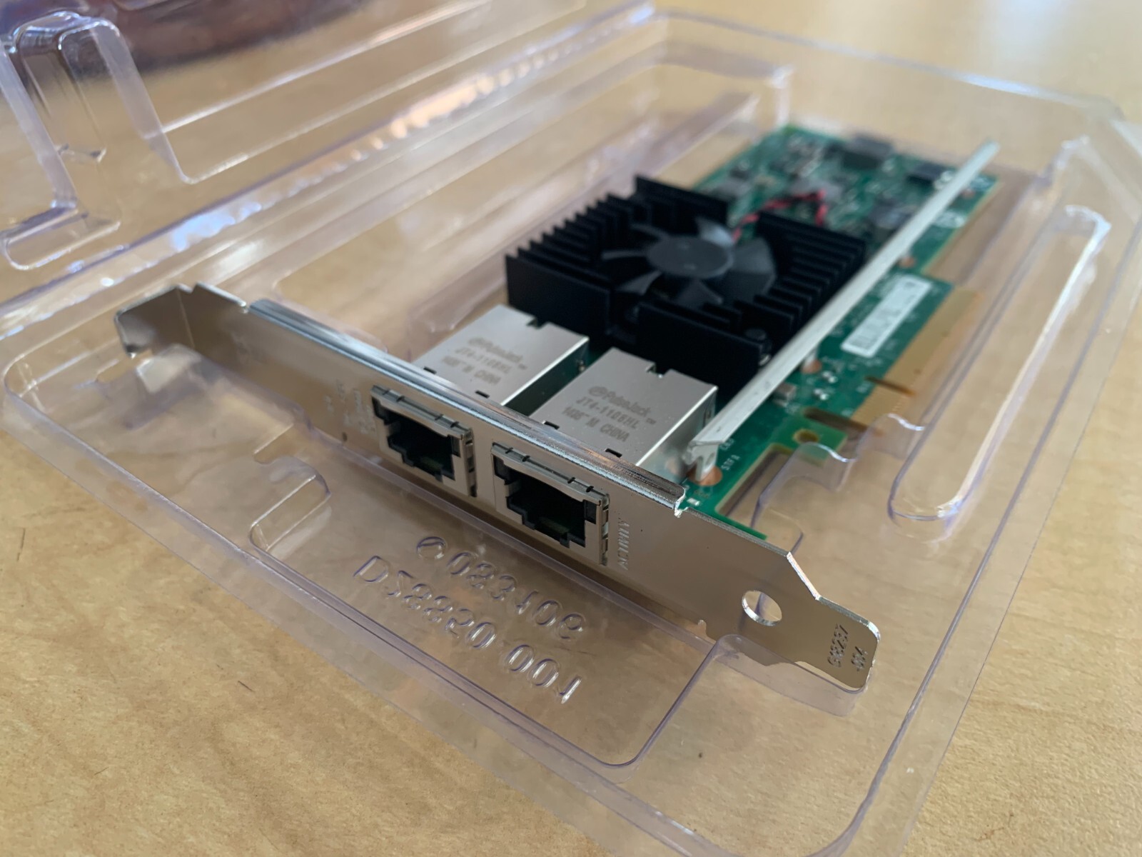 Genuine Dell K7H46 / Intel X540-T2 Dual Port 10GbE CNA (Tall Bracket)