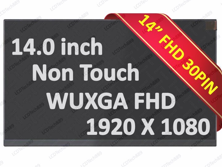 New LP140WFA(SP)(M1) LP140WFA-SPM1 MVV4J 0MVV4J IPS LCD Screen FHD Matte Display