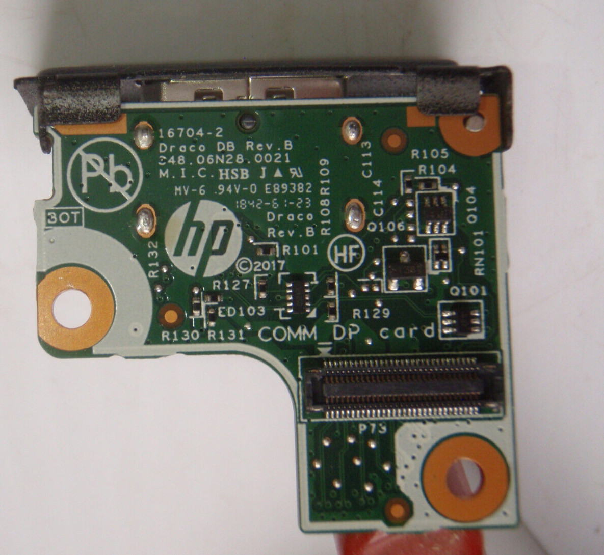 HP Elitedesk Flex-I/O DisplayPort Card Flex IO option Card