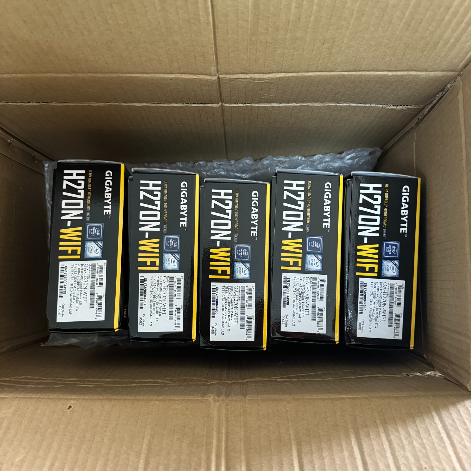 GIGABYTE GA-H270N-WIFI Intel H270 LGA 1151 Intel Mini ITX Motherboards