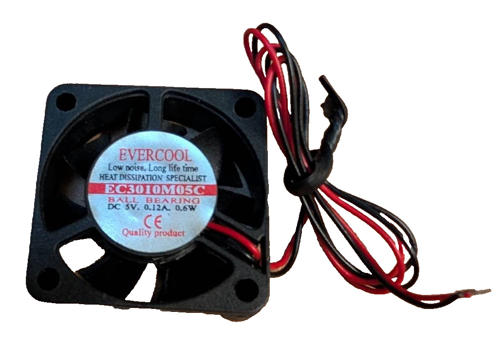 Evercool 30mm x 10mm 5V EC3010M05C Ball Bearing 2-Wire Cooling Fan