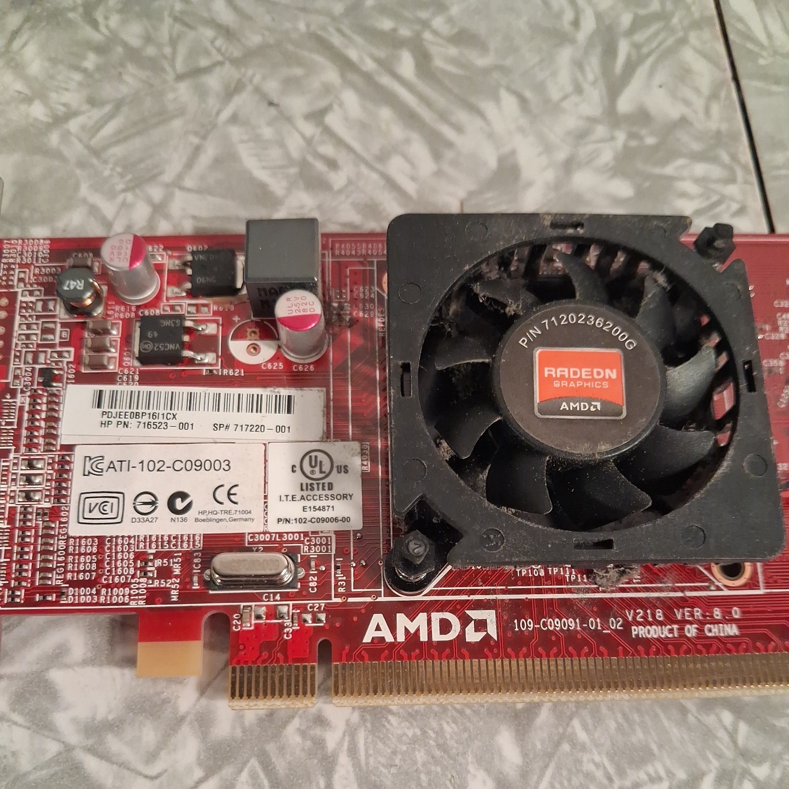 Lot of 6 Assorted Graphics Card video cards Untested Unknown Conditions