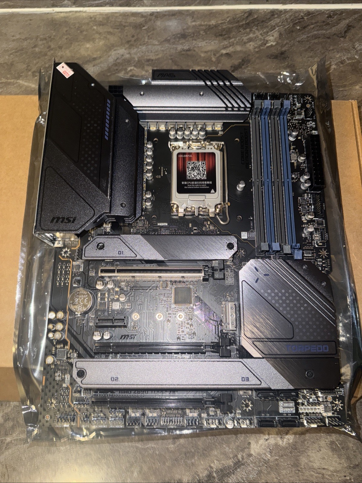 MSI MAG Z690 TORPEDO DDR5 LGA 1700 ATX Intel 12th/13th/14th Gen Z690 Motherboard