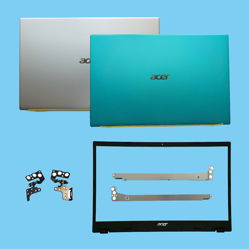 New For Acer Aspire A115-32 A315-35 A315-58 Back Cover Bezel Silver Green Hinges