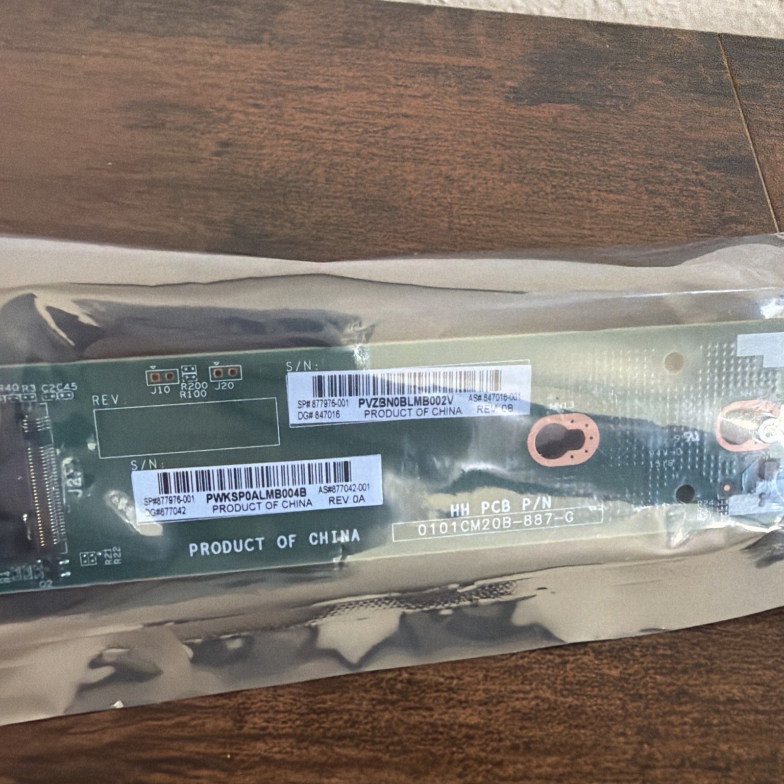 Hp 877975-001 PCA NVMe pass thru board 861416-001