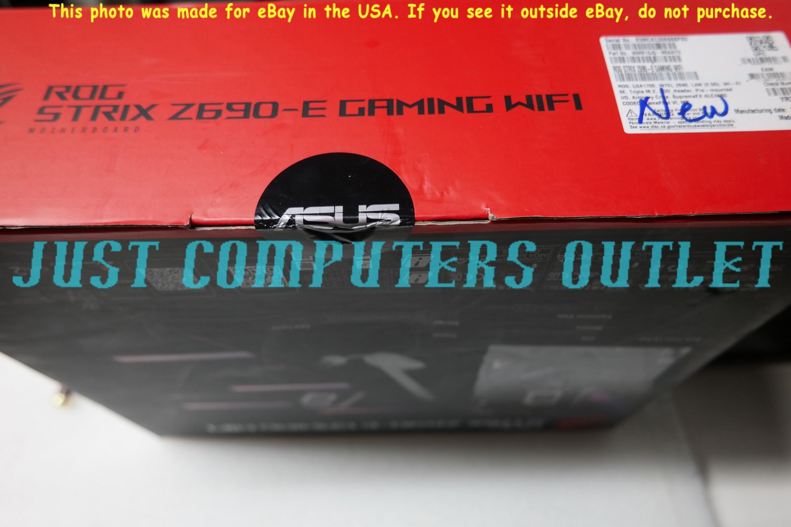 🔥”NEW” ASUS ROG Strix Z690-E Gaming WiFi 6E DDR5 LGA 1700 ATX Motherboard