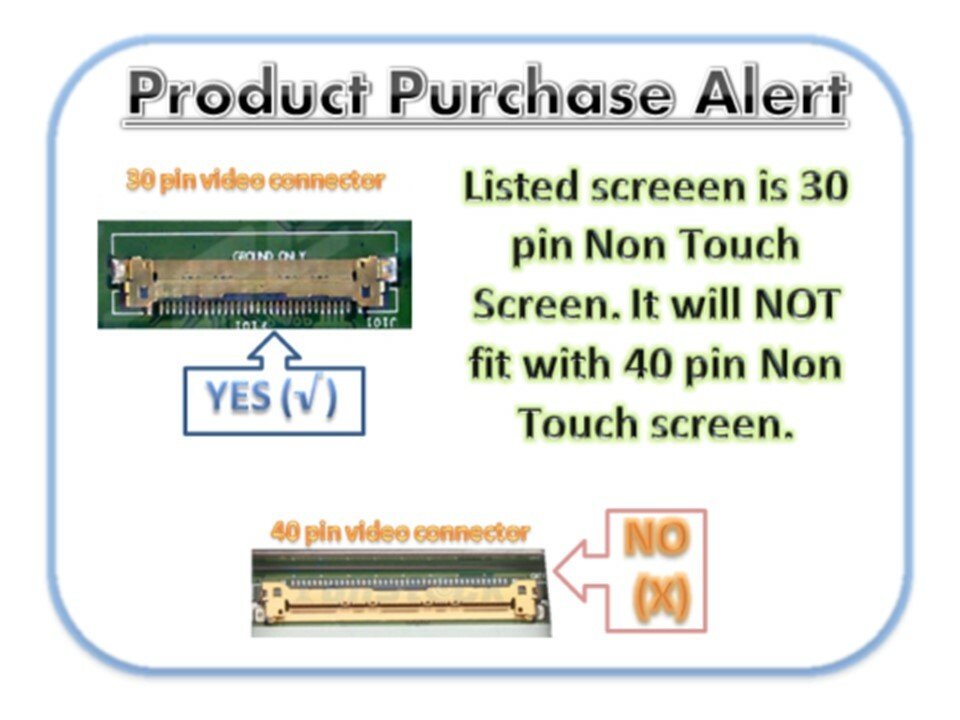 NT140WHM-N41 NT140WHM-N31 Panel 0C8WJ laptop LED LCD screen 14.0″ WXGA HD 30 pin