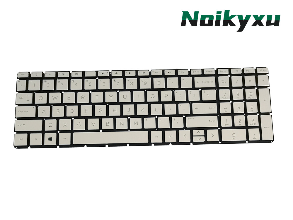 New For HP Pavilion 15-cc0xx 15-cc050wm 15-cc060wm Notebook Silver Keyboard