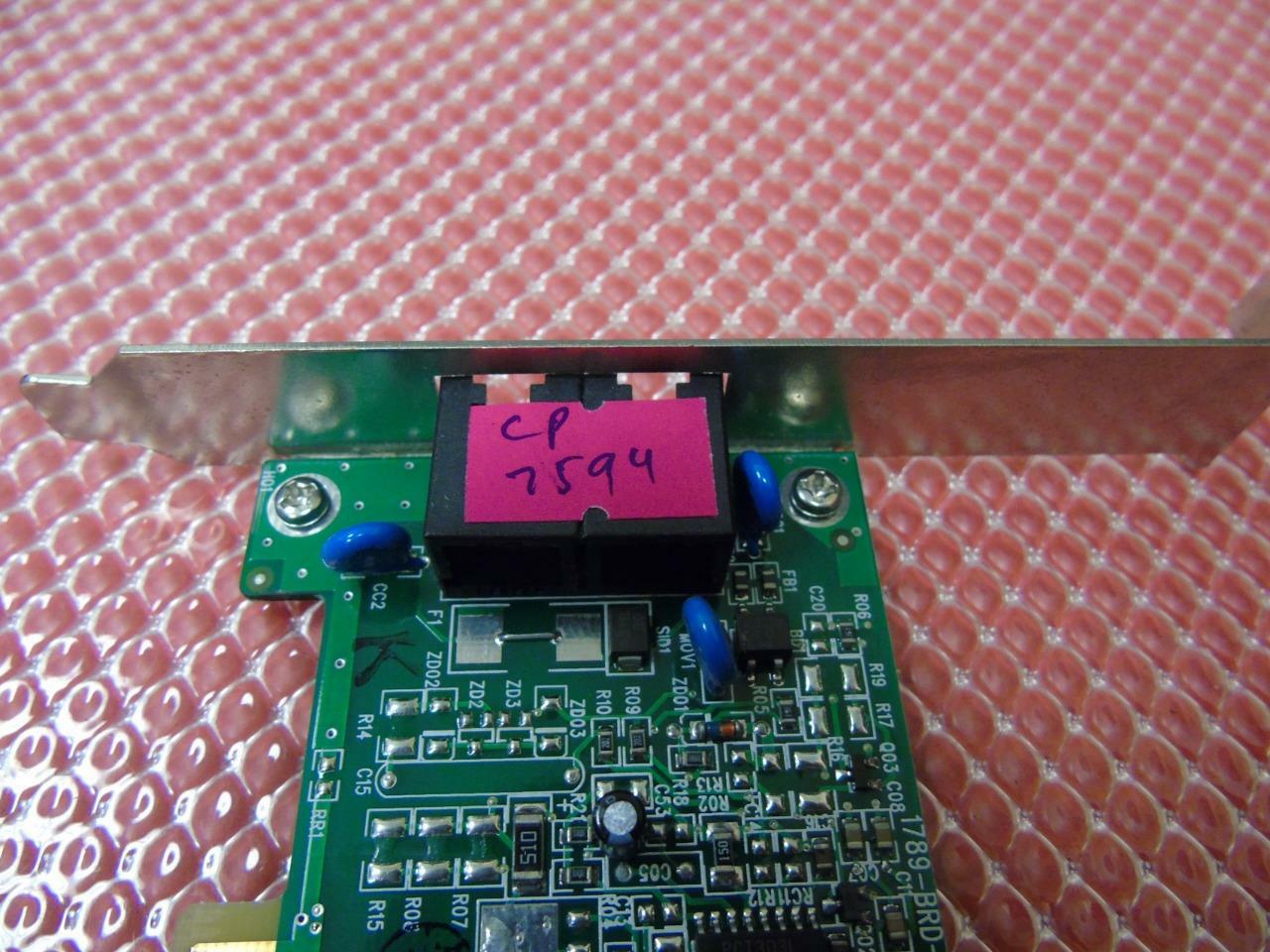 Compaq Presario 7594 Desktop PC PCI FAX Modem 174047-001, 1789-BRD-PCB-51-A