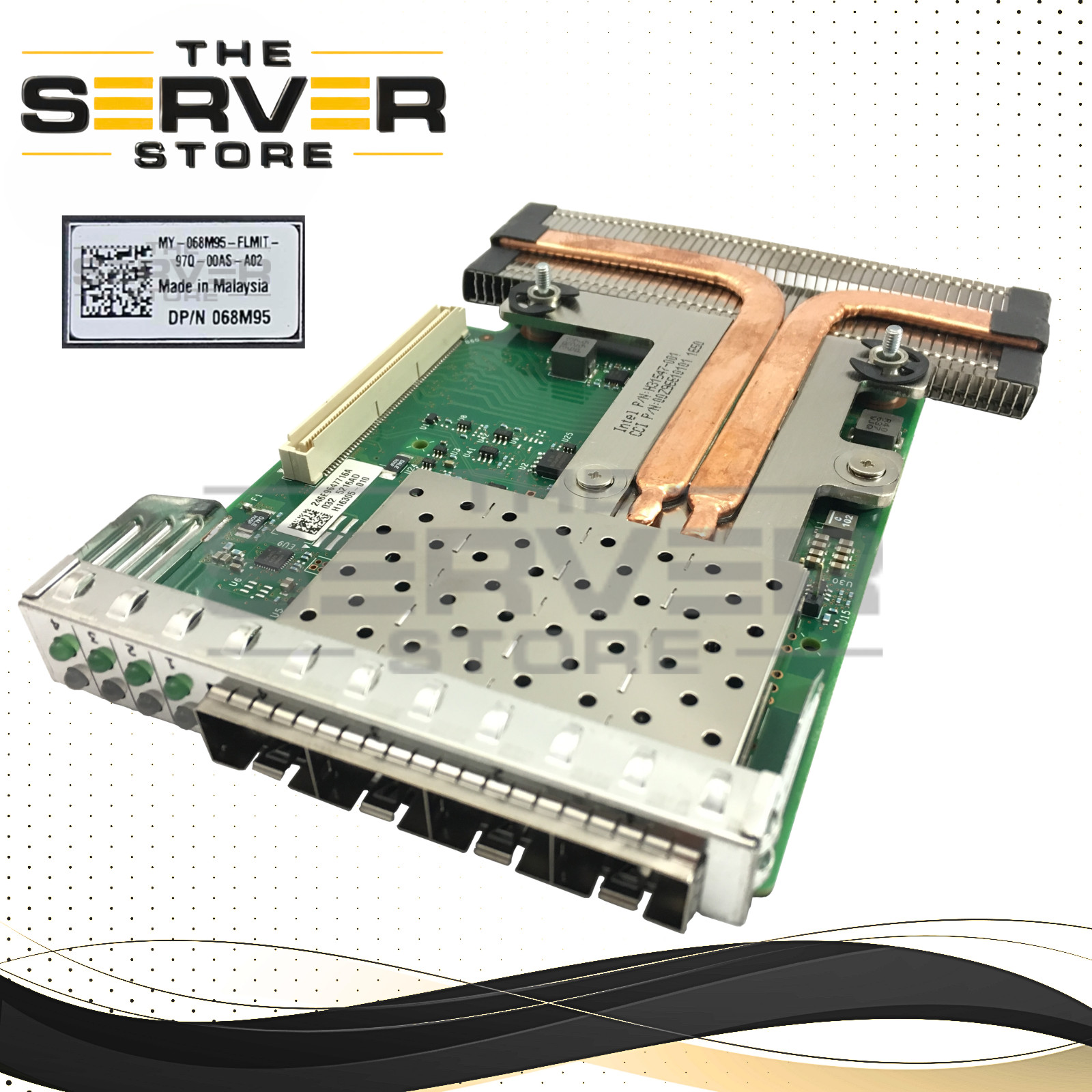 Dell Intel X710 10GbE SFP+ 4P RNDC Network Daughter Card 068M95 68M95