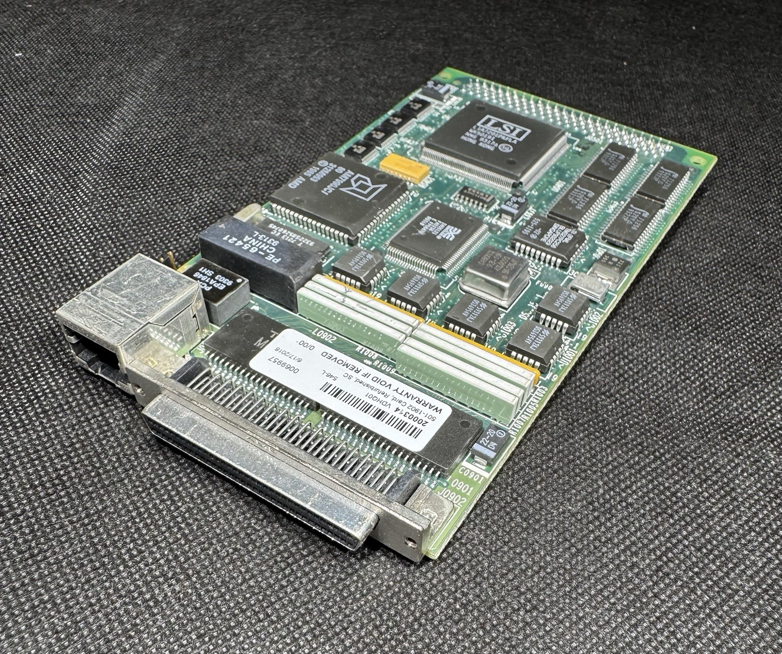 Sun 501-1902 Differential SCSI/Ethernet SBus Card (DSBE/S) X1052A Pictured