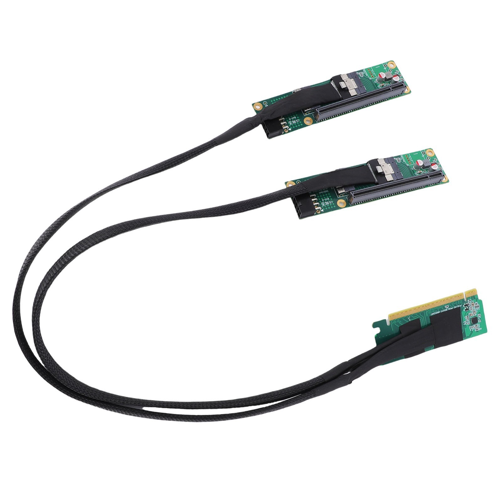 PCIe 4.0 X16 to SFF-8654 X2 Adapter Cable High Performance PCIe 4.0 to SFF-8654