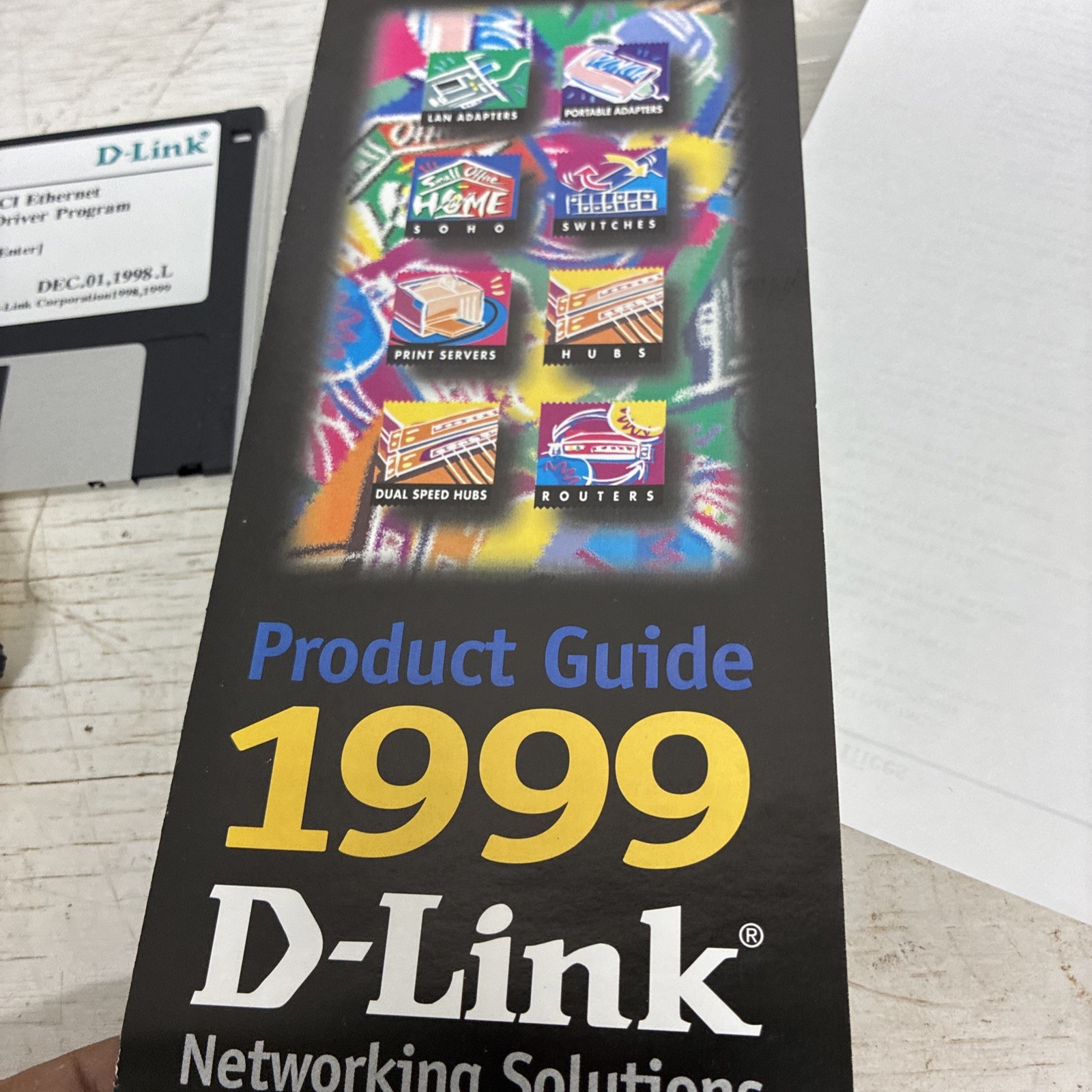 D-LINK DE-528CT 10Mbps Combo 32-Bit Ethernet PCI adapter (NEW Out Of Box) 1999