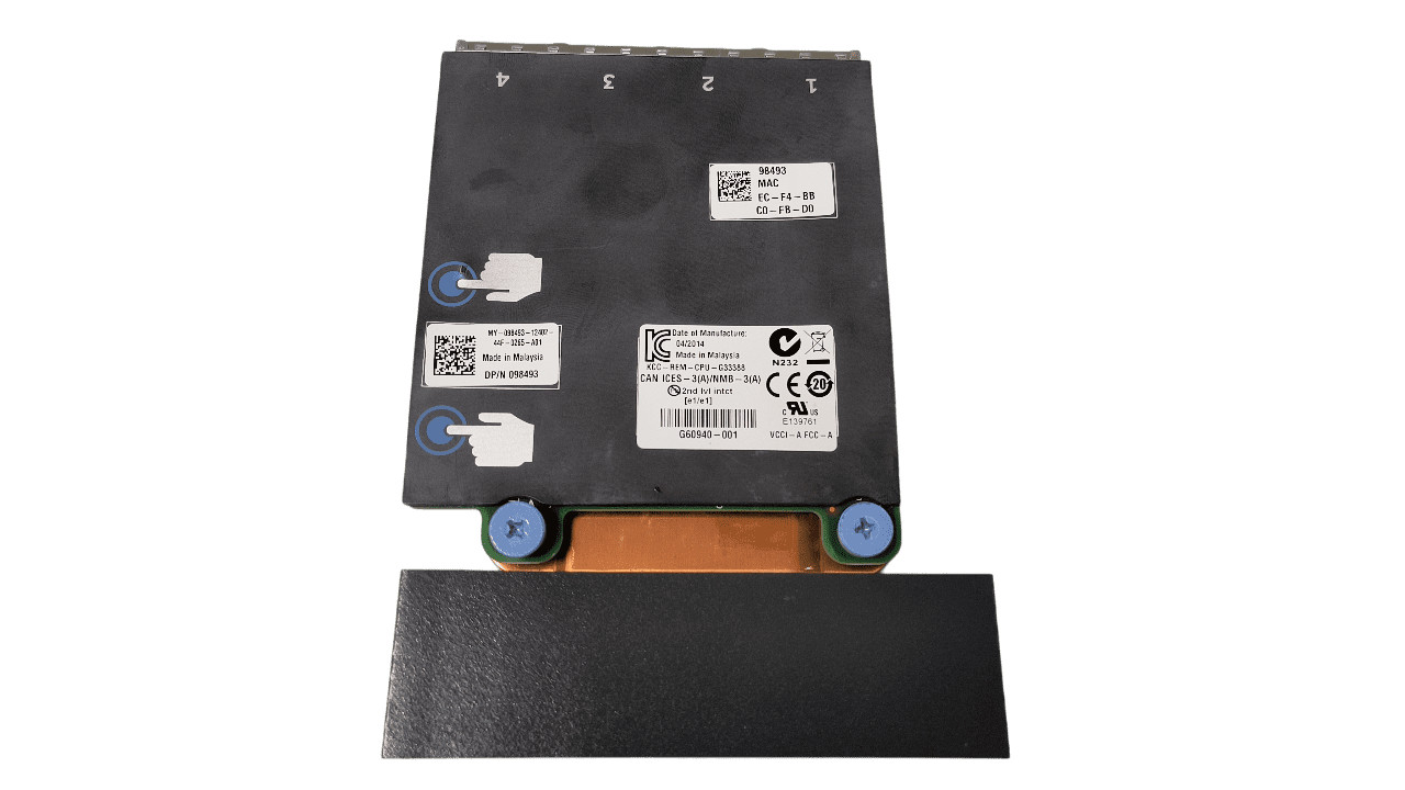 Dell 98493 Intel X540 2x 10GB RJ-45 / 2x 1GB RJ-45 Network Daughter Card